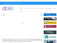 Tablet Screenshot of dalia.educationetformation.fr